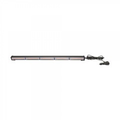 Rampa stroboscopica cu controler pe mufa de bricheta si buton on/off 12V-24v, 5 module cob, L= 74cm