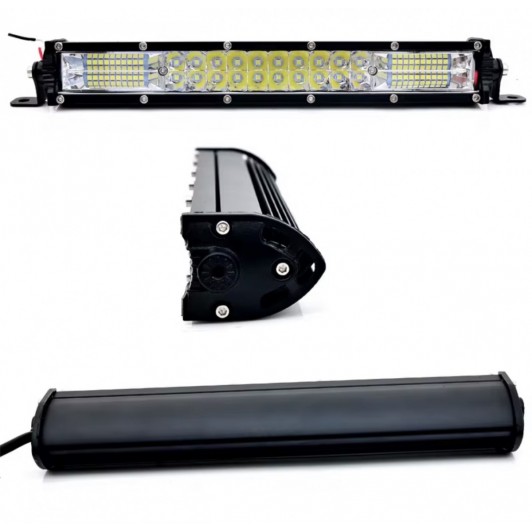 Led bar 2 randuri x 30 cm , 120w, 12v-24v, alb 6000k Led bar 2 randuri x 30 cm , 120w, 12v-24v, alb 6000k