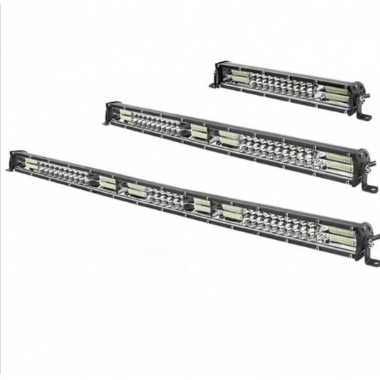 Led bar 2 randuri x 56cm , 224w, 12v-24v, alb 6000k