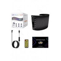 Panou flexibil DEVIL EYES programabil,display RGB ,control aplicatie CU USB, 1,5m