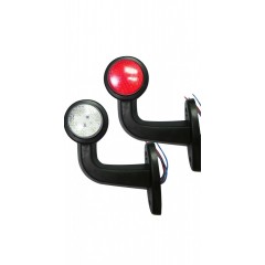 Set 2 lampi de gabarit cu led 12v-24v, brat la 90°