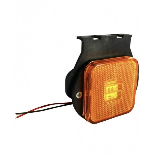 Lampa de gabarit 4 smd cu suport, lumina portocalie, 12v-24v