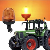 Girofar cu picior,  PORTOCALIU cu SMD 12-24V
