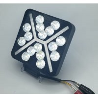 Proiector led cu lumina de zi galbena , 125w , 12v-24v Proiector led cu lumina de zi galbena , 125w , 12v-24v