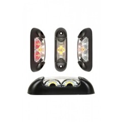 Lampa de gabarit led cu lumina alb, rosu si portocaliu , 12v-24v