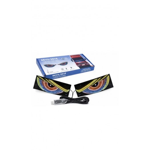 Set 2 panouri led devil eyes ( ochisori) cu mufa usb