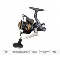 Mulineta pescuit 10+1 rulmenti cu baitrunner si frana spate Cool Angel V3000