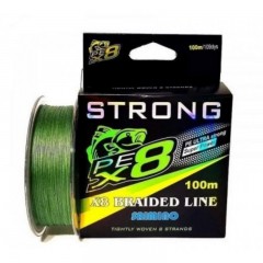 Fir textil PeX8 STRONG X8 Braided Line 100 m, Super Power, 0,20 mm, 16.7 kg