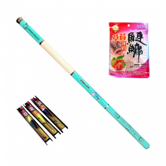 Undita tronson scurt Blue Lotus, 3 linii si nada chinezeasca, 5.4 m