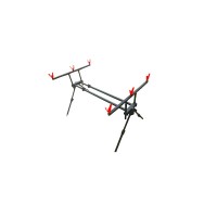 Rod pod Wind Blade cu 3 posturi, husa de transport