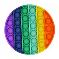 Jucarie senzoriala Antistres - PUSH POP IT BUBBLE - multicolora din silicon