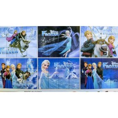 Set 12 cuburi puzzle Frozen - 6 imagini
