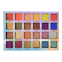 Paleta de Farduri Glamierre Island Babe: 24 Culori Ultra Pigmentate