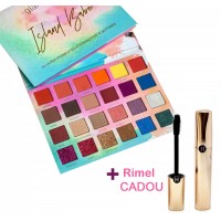 Paleta de Farduri Glamierre Island Babe: 24 Culori Ultra Pigmentate + Rimel CADOU