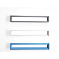 Etajera carti Montessori din lemn - 60 cm Gri deschis