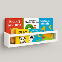 Etajera carti Montessori din lemn - 60 cm Alba