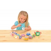 Set ceai din ceramica de pictat pentru copii