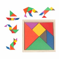 Puzzle chinezesc - tangram - 7 piese
