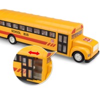 Autobuz transport scolari 27 cm cu sunete si lumini