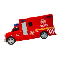 Ambulanta rosie 23 cm cu sunete si lumini