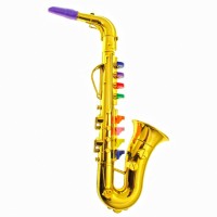 Saxofon jucarie muzicala pentru copii 35 cm