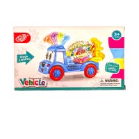 Camion - cisterna 20 cm multicolor cu sunete si proiectie lumini colorate