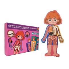 Puzzle Anatomia Corpului Uman - fetita - joc educativ