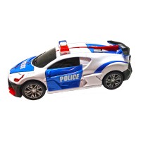 Masina politie 25 cm cu muzica si proiectie lumin Masina politie 25 cm cu muzica si proiectie lumin