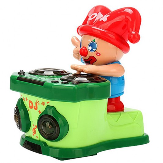 Clown DJ jucarie muzicala cu lumini Clown DJ jucarie muzicala cu lumini