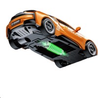 Masinuta sport cu radiocomanda, lumini, sunete 20 cm incarcare USB maro Masinuta sport cu radiocomanda, lumini, sunete 20 cm incarcare USB maro