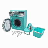 Set jucarii Masina de Spalat, Masa si Fier de Calcat, Cos Rufe si Umerase