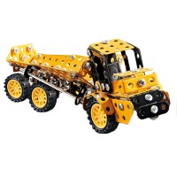 Set construcție Metalic 221 piese Utilaj Agricol, unelte incluse – jucărie educativă STEM +8 ani