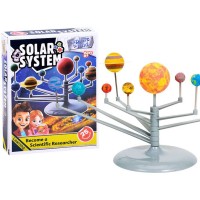 Set Creativ Sistemul Solar Copii, Model 3D de Asamblat si Pictat, 25 Piese, Culori Incluse, 8+ Ani Set Creativ Sistemul Solar Copii, Model 3D de Asamblat si Pictat, 25 Piese, Culori Incluse, 8+ Ani