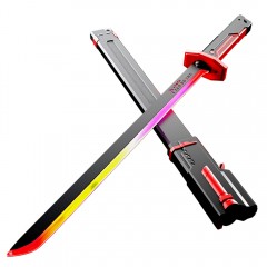 Sabie de Jucărie Interactivă pentru Copii cu Lumini LED, Efect de Scântei și Fum 75 cm