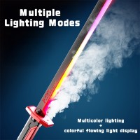 Sabie de Jucărie Interactivă pentru Copii cu Lumini LED, Efect de Scântei și Fum 75 cm Sabie de Jucărie Interactivă pentru Copii cu Lumini LED, Efect de Scântei și Fum 75 cm