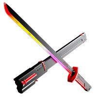 Sabie de Jucărie Interactivă pentru Copii cu Lumini LED, Efect de Scântei și Fum 75 cm Sabie de Jucărie Interactivă pentru Copii cu Lumini LED, Efect de Scântei și Fum 75 cm