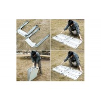 Set pentru camping - masa si 4 scaune pliante