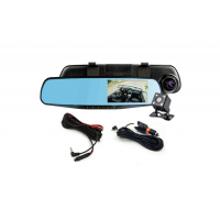 Oglinda auto DVR retrovizoare si camera video fata-spate Full HD 1080