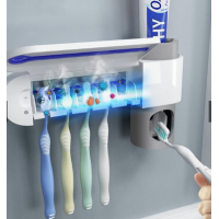 Dozator pentru pasta de dinti si sterilizator UV periute
