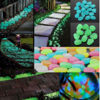 Pietricele fosforescente 1 kg, pentru amenajarea gradinii, curtii sau chiar interiorul locuintei