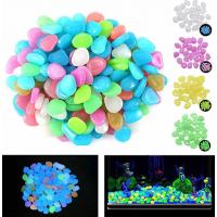 Pietricele fosforescente 1 kg, pentru amenajarea gradinii, curtii sau chiar interiorul locuintei