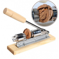 Spargator manual pentru nuci, material otel si lemn, dimensiuni 21 x 6 x 7 cm