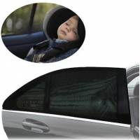 Set 2 x Parasolar negru pentru geamurile auto laterale
