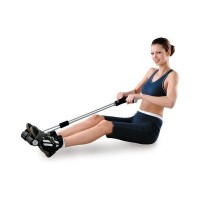 Aparat de fitness pentru tonifierea muschilor, dimensiuni cu arcul strans 48 x 25 x 10 cm