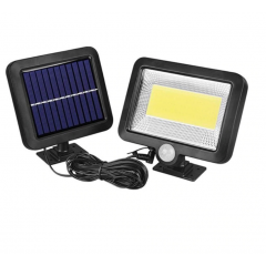 Lampa LED cu panou solar si senzor de miscare si acumulator
