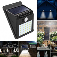Set 6 x Lampa solara de perete cu senzor miscare 30 LED