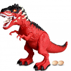 Dragonul dinozaur T-Rex, scoate abur si face oua, dimensiuni 30 x 27 x 12