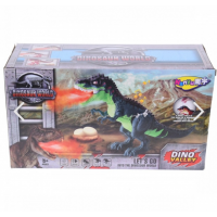 Dragonul dinozaur T-Rex, scoate abur si face oua, dimensiuni 30 x 27 x 12