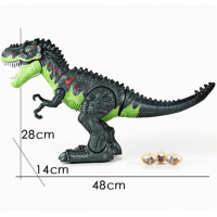 Dragonul dinozaur T-Rex, scoate abur si face oua, dimensiuni 30 x 27 x 12