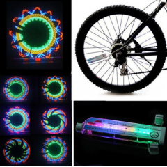 Set 2 x LED cu lumini pentru roata bicicleta